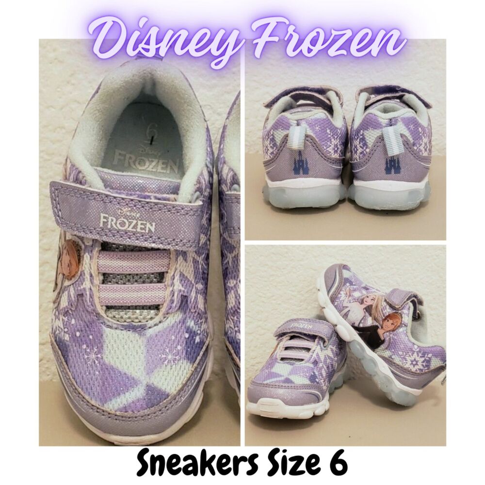 Disney Frozen Girl Sneakers Size 6